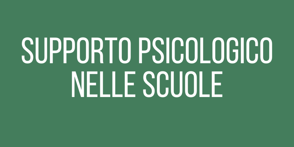 Supporto Psicologico nelle Scuole