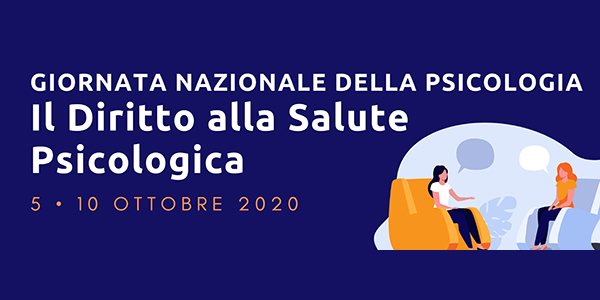 Giornata Nazionale della Psicologia 2020 “Il Diritto alla Salute Psicologica”