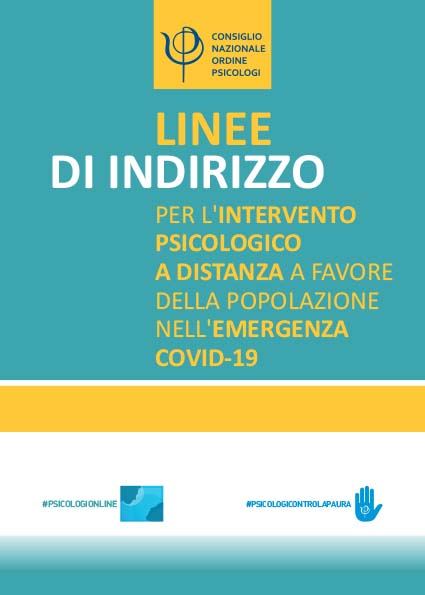 Linee di indirizzo CNOP per l’intervento psicologico a distanza a favore della popolazione nell’emergenza COVID-19