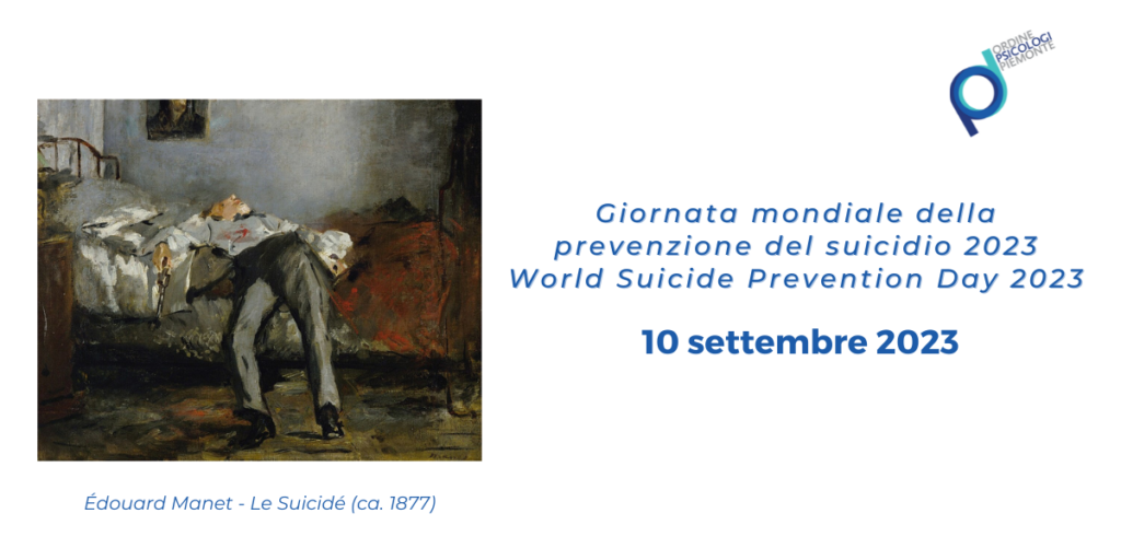 Giornata mondiale della prevenzione del suicidio 2023 - World Suicide Prevention Day 2023